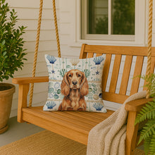 Load image into Gallery viewer, Sussex Spaniel Coastal Sea Glass Throw Pillow