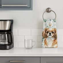 Load image into Gallery viewer, Tibetan Spaniel Coastal Sea Glass Kitchen Towel