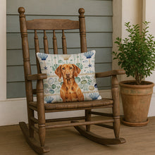 Load image into Gallery viewer, Vizsla Coastal Sea Glass Throw Pillow