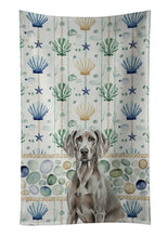 Load image into Gallery viewer, Weimaraner Coastal Sea Glass Kitchen Towel