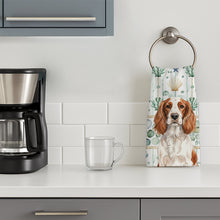 Load image into Gallery viewer, Welsh Springer Spaniel Coastal Sea Glass Kitchen Towel
