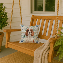 Load image into Gallery viewer, Welsh Springer Spaniel Coastal Sea Glass Throw Pillow