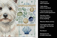 Load image into Gallery viewer, Westie Coastal Sea Glass Kitchen Towel