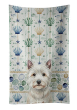 Load image into Gallery viewer, Westie Coastal Sea Glass Kitchen Towel