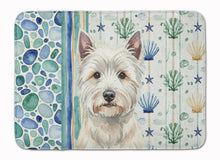 Load image into Gallery viewer, Westie Coastal Sea Glass Memory Foam Kitchen Mat