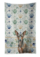 Load image into Gallery viewer, Xoloitzcuintli Coastal Sea Glass Kitchen Towel