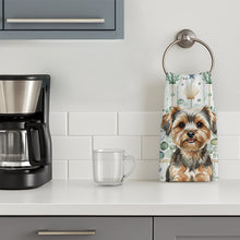 Load image into Gallery viewer, Yorkiepoo Coastal Sea Glass Kitchen Towel