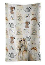 Load image into Gallery viewer, Afghan Hound Coffee Bar Kitchen Towel
