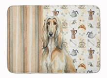 Load image into Gallery viewer, Afghan Hound Coffee Bar Memory Foam Kitchen Mat