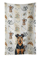 Load image into Gallery viewer, Airedale Terrier Coffee Bar Kitchen Towel