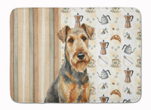 Load image into Gallery viewer, Grizzle Airedale Terrier Coffee Bar Memory Foam Kitchen Mat