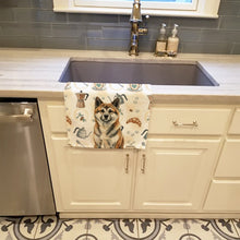 Load image into Gallery viewer, Brindle Akita Coffee Bar Kitchen Towel