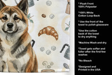 Load image into Gallery viewer, Brindle Akita Coffee Bar Kitchen Towel