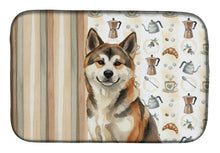 Load image into Gallery viewer, Sesame Akita Coffee Bar Dish Drying Mat