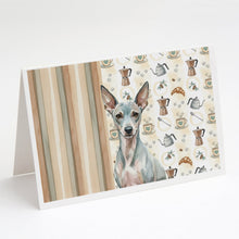 Load image into Gallery viewer, American Hairless Terrier Coffee Bar Greeting Cards Pack of 8