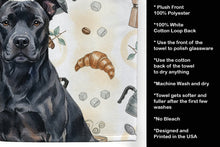 Load image into Gallery viewer, Black American Staffordshire Terrier Coffee Bar Kitchen Towel