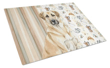 Load image into Gallery viewer, Anatolian Shepherd Dog Coffee Bar Glass Cutting Board