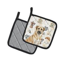 Load image into Gallery viewer, Anatolian Shepherd Dog Coffee Bar Pair of Pot Holders