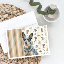 Load image into Gallery viewer, Blue Heeler Australian Cattle Dog Coffee Bar Greeting Cards Pack of 8