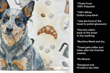 Load image into Gallery viewer, Blue Heeler Australian Cattle Dog Coffee Bar Kitchen Towel
