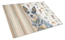 Load image into Gallery viewer, Blue Heeler Australian Cattle Dog Coffee Bar Glass Cutting Board
