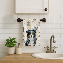 Load image into Gallery viewer, Black Australian Shepherd Coffee Bar Kitchen Towel
