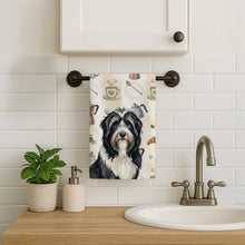 Load image into Gallery viewer, Black Bearded Collie Coffee Bar Kitchen Towel