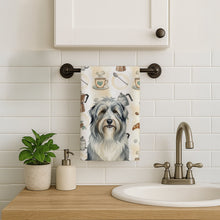 Load image into Gallery viewer, Bearded Collie Coffee Bar Kitchen Towel