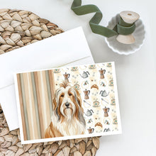Load image into Gallery viewer, Fawn Bearded Collie Coffee Bar Greeting Cards Pack of 8