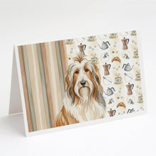 Load image into Gallery viewer, Fawn Bearded Collie Coffee Bar Greeting Cards Pack of 8