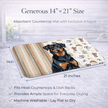 Load image into Gallery viewer, Beauceron Coffee Bar Dish Drying Mat