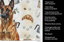 Load image into Gallery viewer, Mahogany Belgian Malinois Coffee Bar Kitchen Towel
