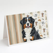 Load image into Gallery viewer, Bernese Mountain Dog Coffee Bar Greeting Cards Pack of 8