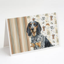 Load image into Gallery viewer, Bluetick Coonhound Coffee Bar Greeting Cards Pack of 8
