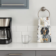 Load image into Gallery viewer, Bluetick Coonhound Coffee Bar Kitchen Towel