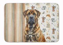 Load image into Gallery viewer, Brindle Boerboel Coffee Bar Memory Foam Kitchen Mat