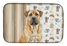 Load image into Gallery viewer, Fawn Boerboel Coffee Bar Dish Drying Mat
