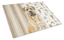 Load image into Gallery viewer, Fawn Boerboel Coffee Bar Glass Cutting Board