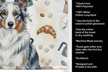 Load image into Gallery viewer, Blue Merle Border Collie Coffee Bar Kitchen Towel