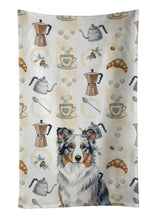 Load image into Gallery viewer, Blue Merle Border Collie Coffee Bar Kitchen Towel