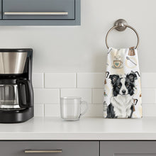 Load image into Gallery viewer, Border Collie Coffee Bar Kitchen Towel