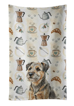 Load image into Gallery viewer, Grizzle and Tan Border Terrier Coffee Bar Kitchen Towel