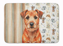 Load image into Gallery viewer, Red Border Terrier Coffee Bar Memory Foam Kitchen Mat