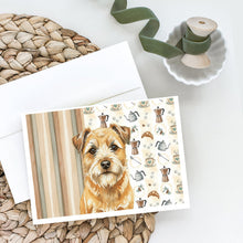 Load image into Gallery viewer, Wheaten Border Terrier Coffee Bar Greeting Cards Pack of 8