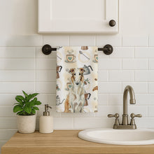 Load image into Gallery viewer, Borzoi Coffee Bar Kitchen Towel