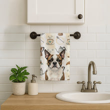 Load image into Gallery viewer, Brindle Boston Terrier Coffee Bar Kitchen Towel