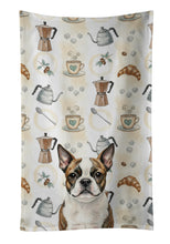 Load image into Gallery viewer, Brindle Boston Terrier Coffee Bar Kitchen Towel
