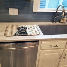 Load image into Gallery viewer, Bouvier des Flandres Coffee Bar Dish Drying Mat