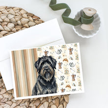 Load image into Gallery viewer, Bouvier des Flandres Coffee Bar Greeting Cards Pack of 8