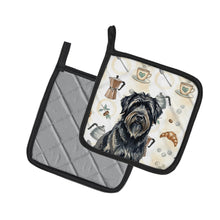 Load image into Gallery viewer, Bouvier des Flandres Coffee Bar Pair of Pot Holders